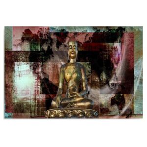 Tablou CARO - Golden Buddha 3 50x40 cm