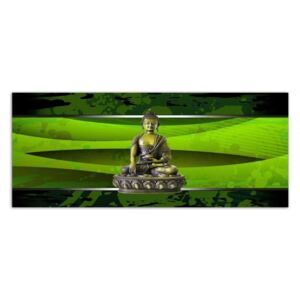 Tablou CARO - Buddha In Green 70x25 cm