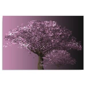 Tablou CARO - Violet Tree 100x70 cm