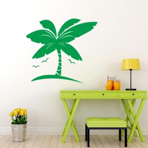 GLIX Palm - autocolant de perete Verde 40x35 cm