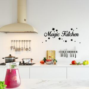 GLIX Magic kitchen - autocolant de perete Negru 50x20 cm