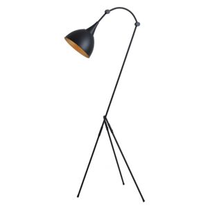 Lampadar negru din otel 143 cm Deby Custom Form