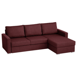Canapea pe colț Florenzzi Platti, roșu închis