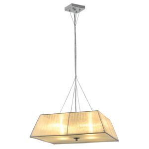 [lux.pro]® Lampa suspendata design decorativ – lampa plafon - alb (4 x E14)