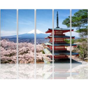 CARO Tablou pe pânză - Landscape Of Japan 7 100x70 cm