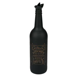 Sticla pentru ulei,negru-mat.750 ml
