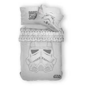Lenjerie de pat copii Star Wars gri