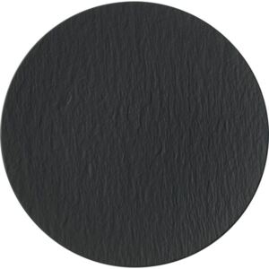 Farfurie întinsă Villeroy & Boch Manufacture Rock 32 cm, neagră