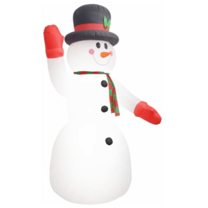 Om de zăpadă gonflabil pentru Crăciun, LED, IP44, 300 cm
