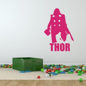 GLIX Avengers Thor - autocolant de perete Roz 60x40 cm