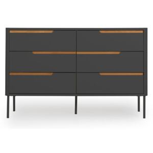 Black FridayComodă Tenzo Switch, 130 x 83 cm, gri antracit