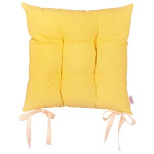Pernă pentru scaun Mike & Co. NEW YORK Simply Yellow, 41 x 41 cm, galben
