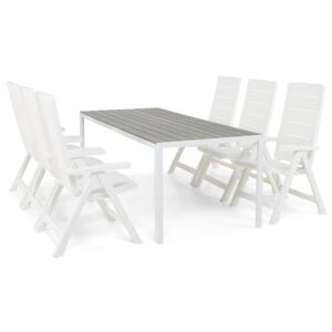 Mese și scaune VG3997, Culoare: Gri + alb