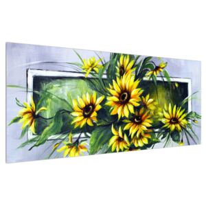 Tablou cu floarea soarelui (Modern tablou, K012350K12050)