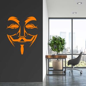Anonymous - autocolant de perete Portocaliu 50 x 65 cm