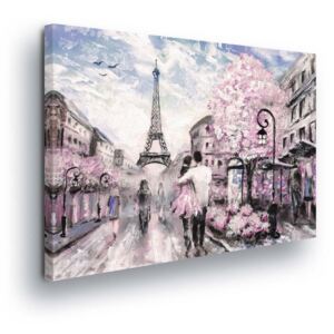 Tablou - Flowering Paris 80x60 cm