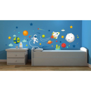 Eurekakids Stickere pentru decorarea camerei copilului - Spatiu cosmic