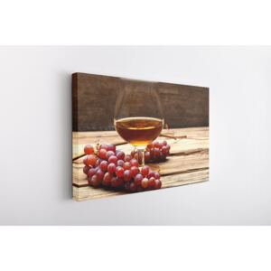 Tablou Canvas INSPO - Red Wine Grapes 30x40
