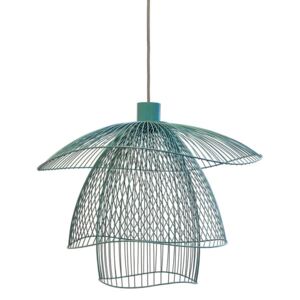 Lampa suspendata albastra/gri din metal Papillon S Blue Grey Ø56cm | FORESTIER