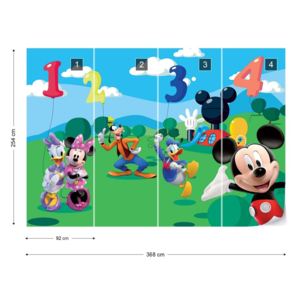 Fototapet - Disney Minnie Mouse Vliesová tapeta - 368x254 cm