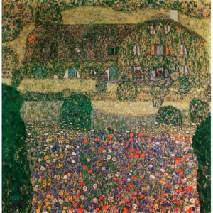 Country House by the Attersee, c.1914 Reproducere, Gustav Klimt