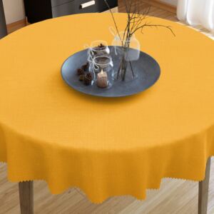 Goldea față de masă teflonată - model 013 galben intens - rotundă Ø 60 cm