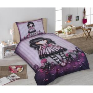 Santoro violet din bumbac lenjerie de pat pentru pat de o persoana 140x200cm
