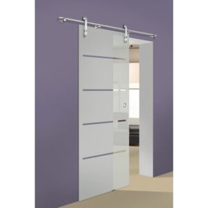 Foaie de usa de sticla Pertura Tildra 4 dungi 2043x920x8 mm stanga/dreapta