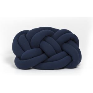 Pernă Cloud Knot Decorative Cushion, 40 x 32 cm, albastru închis