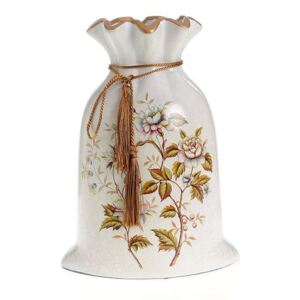 Vaza ceramica cu model floral 25 cm