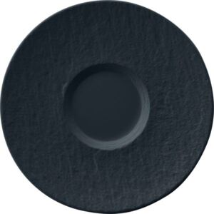 Farfurioară cafea Villeroy & Boch Manufacture Rock 17 cm, neagră