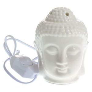 Suport alb aromaterapie Buddha 14cm