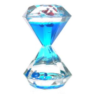 Clepsidra albastra forma diamant