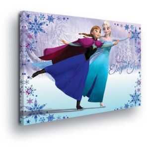Tablou - Disney Frozen Sisters 100x75 cm