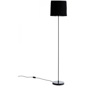 Lampadar negru din fier si poliester 141 cm Tassels Floor Lamp Madam Stoltz