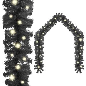 Ghirlandă de Crăciun cu becuri LED, negru, 10 m