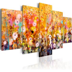 Tablou pe pânză - Amber Garden 100x50 cm