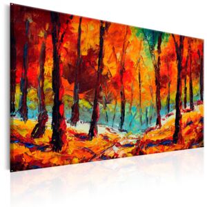 Tablou pe pânză - Artistic Autumn 90x60 cm