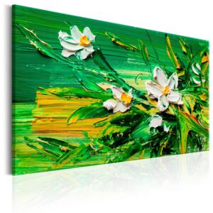 Tablou pe pânză - Impressionist Style: Flowers 90x60 cm