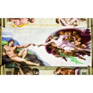 Buvu Fototapet: Crearea lui Adam (Michelangelo Buonarotti) - 254x368