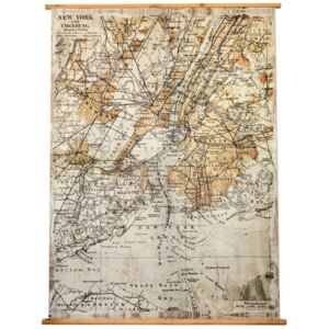 Falc Tablou pe pânză - Old map of New York, 85x113 cm