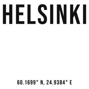 Fotografii artistice Helsinki simple coordinates, Finlay Noa