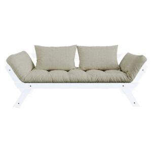 Canapea extensibilă Karup Design Bebop White, gri - bej
