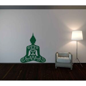 Meditation - autocolant de perete Verde deschis 35 x 40 cm