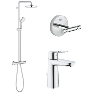 Coloana dus Grohe New Tempesta 210, Baterie lavoar Grohe Bauloop M, AgÄÅ£Ätoare Grohe BauCosmopolitan