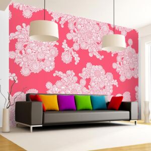 Fototapet Bimago - Pink clouds + Adeziv gratuit 100x70 cm