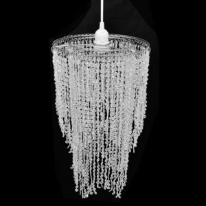 Lampă de tavan cu cristale 26,5 x 50 cm