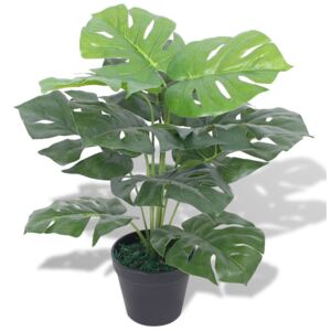 Plantă artificială Monstera cu ghiveci, 45 cm, verde