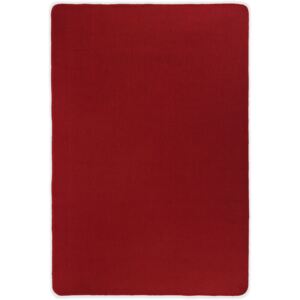 Covor de iută cu spate din latex, 190 x 240 cm, roșu