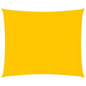Pânză parasolar, galben, 2,5 x 3 m, HDPE, 160 g/m²